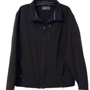 32 Degrees Black Windbreaker Jacket Size M